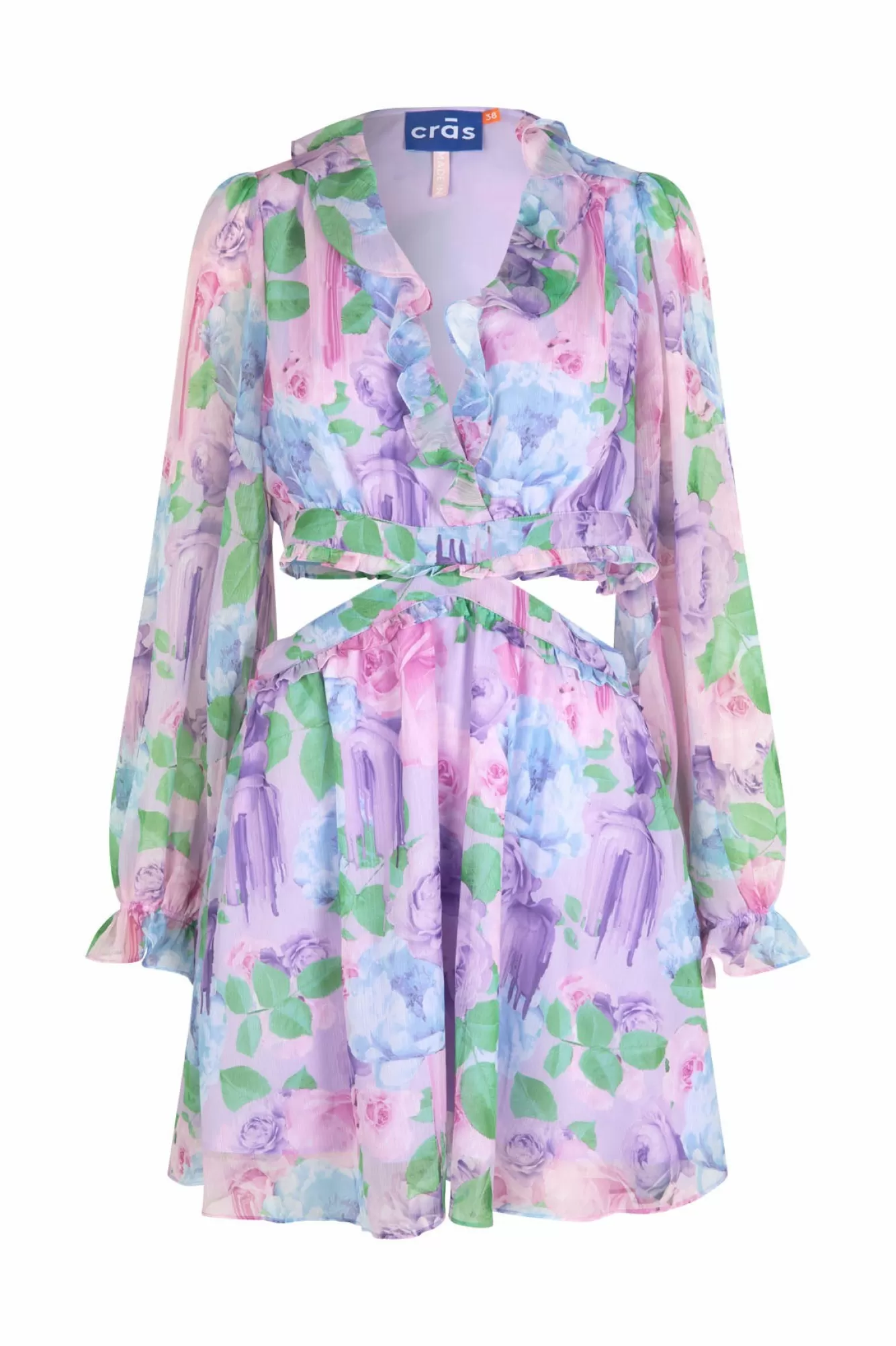 Cras Cph Kjoler<Beata Dress - Lilac Sprayflower