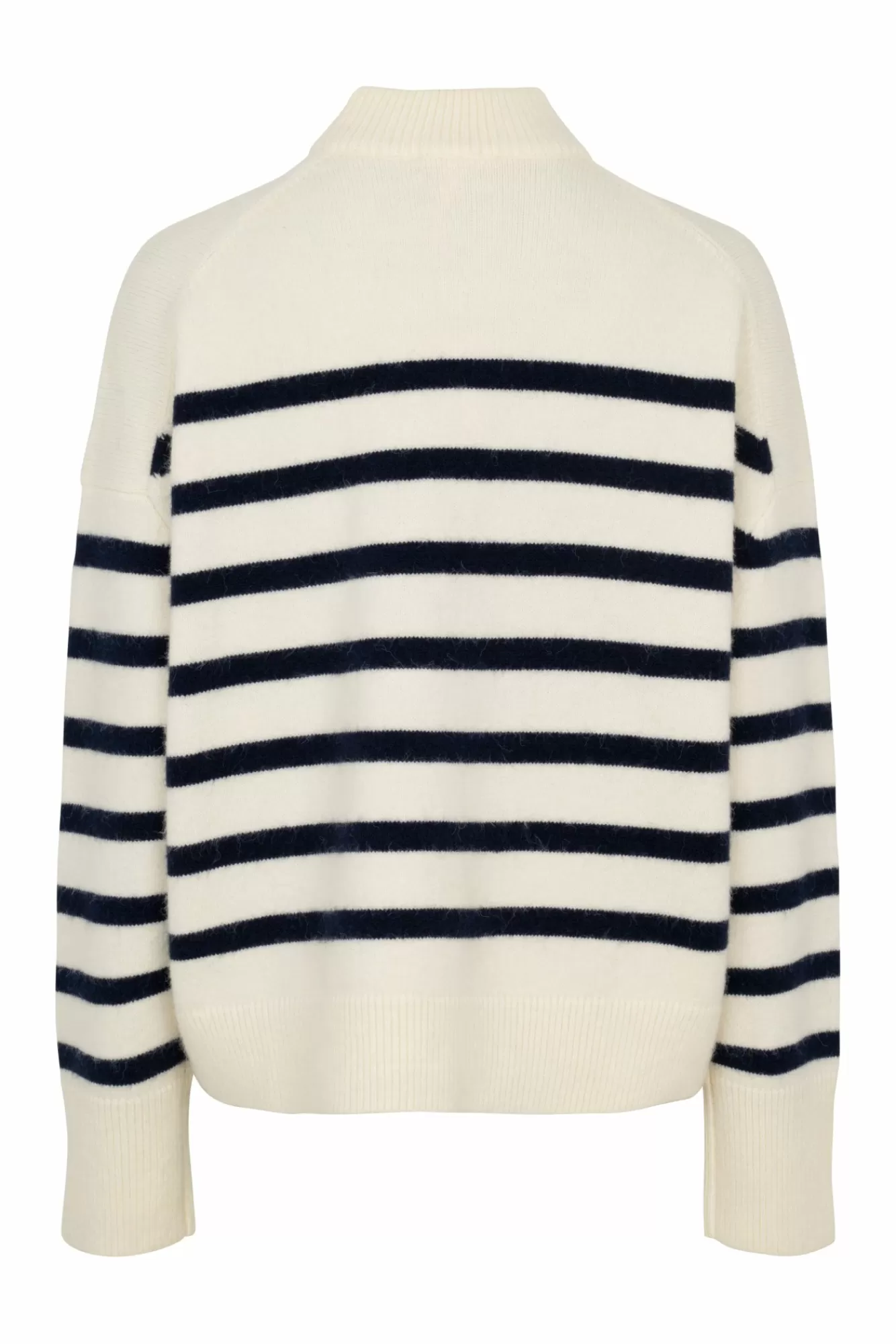 Cras Cph Strik<Iris Pullover - Buttercream/Navy